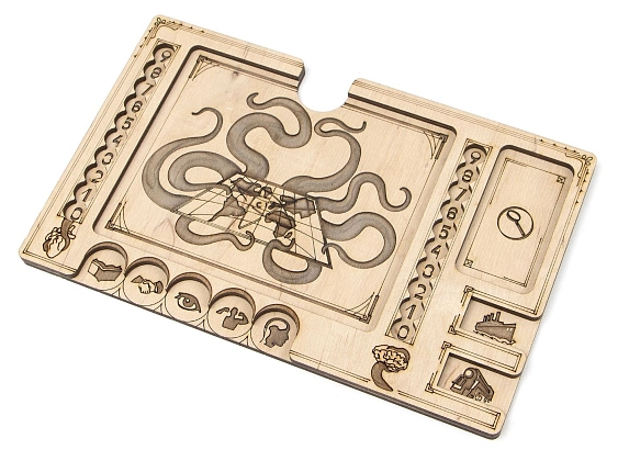 Игронайзер Планшеты игроков для игры Eldritch Horror (Eldritch Horror Playerboards igronizer), бренду Tower Rex - KUBIX