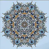 Миниатюра товара Алмазная мозаика Ажурная мандала (30х30 см) - 1