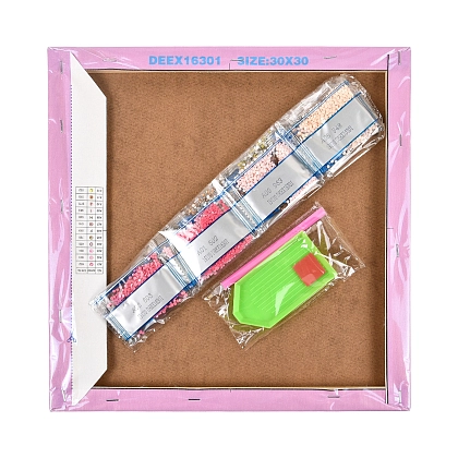 Алмазная мозаика Верный пес (30х30 см) не полная выкладка, бренду Strateg - 2 - KUBIX