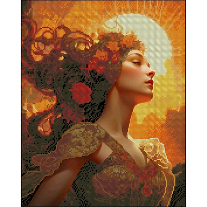 Алмазная мозаика Амазонка (40х50 см), бренду Strateg - KUBIX
