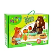 Миниатюра товара Набір для творчості Містер тісто Teddy's Picnic Strateg українською мовою (41033) - 1