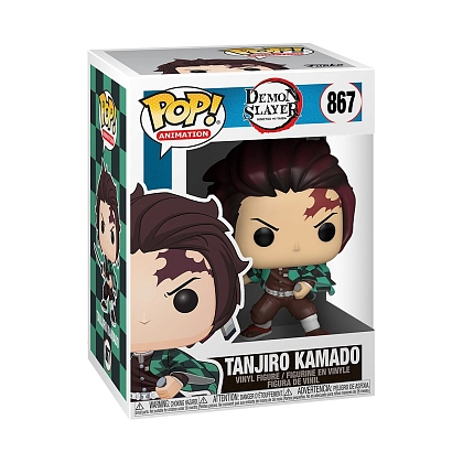 Ігрова фігурка FUNKO POP! ТАНДЗІРО КАМАДО (Tanjiro Kamado) Demon Slayer: #867, бренду Funko - 2 - KUBIX