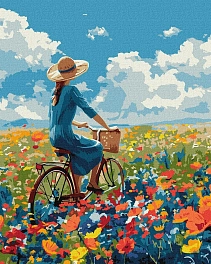 Картина по номерам Квіткова поїздка (40х50 см)