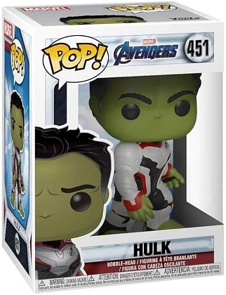 Игровая фигурка FUNKO POP! Халк (Hulk) Marvel. Avengers Endgame #451, бренду Funko - 2 - KUBIX