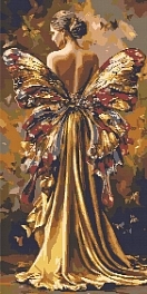 Алмазна мозаїка Тінь метелика (40х80 см)