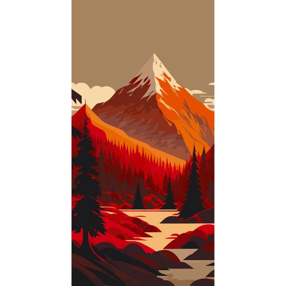 Картина по номерам Перед сумерками (40х80 см), бренду Art Craft - KUBIX