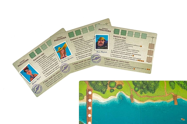 Настольная игра Рыболовы, бренду Така Мака, для 2-6 гравців, час гри < 30мин. - 5 - KUBIX