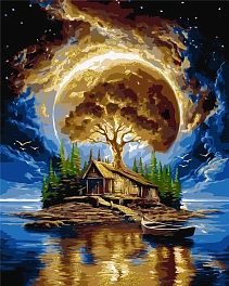 Картина по номерам Остров тишины (40х50 см)