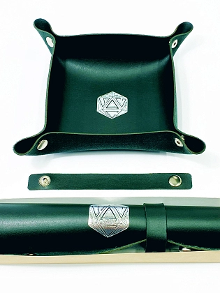 Лоток для кубиков D20 зелёный Dice Tray, бренду Планета Игр - 9 - KUBIX
