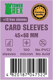 Протектори 100 micron (преміум) 45*68 (Cards Sleeves 100 micron (premium) 45*68)