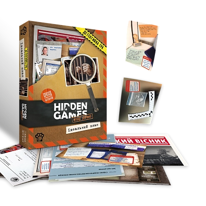 Настільна гра Таємничі історії: Справа 1. Ідеальний план (Hidden Games), бренду Woodcat, для 1-6 гравців, час гри > 60хв. - 2 - KUBIX