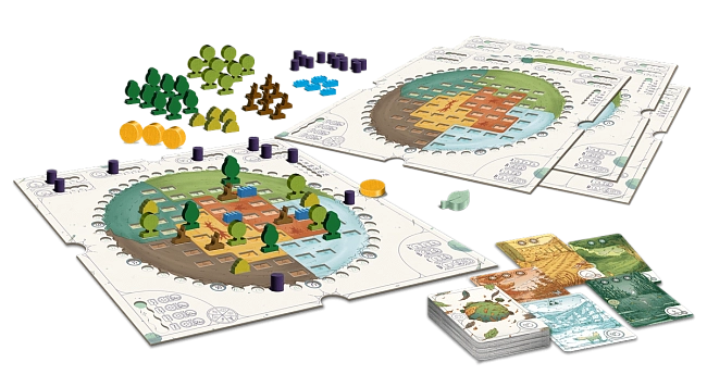Настольная игра Evergreen. Зеленая планета, бренду Games 7Days, для 1-4 гравців, час гри < 60мин. - 3 - KUBIX