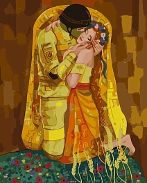 Картина по номерам Український поцілунок (40х50 см)