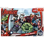 Миниатюра товара Пазл MARVEL: Время атаковать (100 шт.) - 1