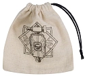 Миниатюра товара Мешочек Dwarven Beige & black Basic Dice Bag - 1