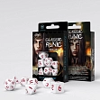 Миниатюра товара Набор кубиков Classic Runic White & red Dice Set (7 шт.) - 1