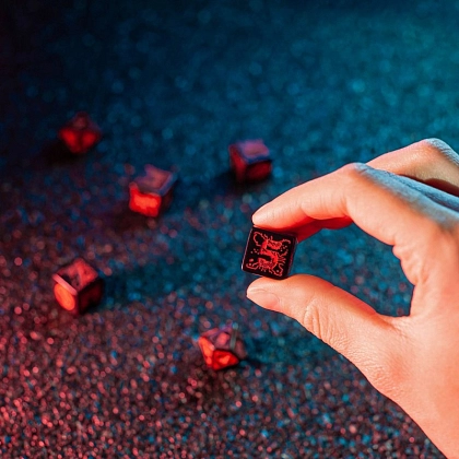 Набір кубиків Cyberpunk Red: Night City Essential Set - 2 - KUBIX