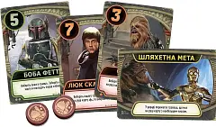 Миниатюра товара Настольная игра Звёздные войны: Дворец Джаббы. Письма влюблённых (Star Wars: Jabba's Palace. A Love Letter Game) - 2