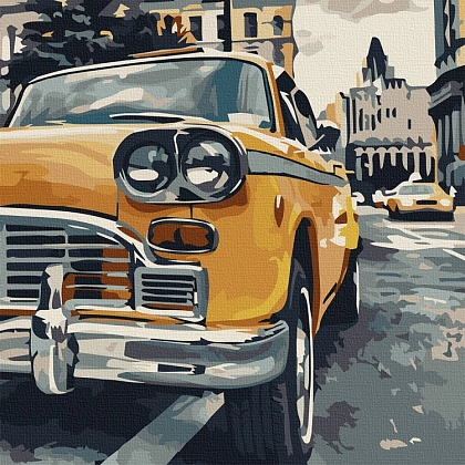 Картина по номерам Особливе таксі (40х40 см), бренду Art Craft - KUBIX