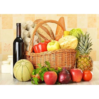 Алмазная мозаика Осеннее богатство (30х40 см), бренду Strateg - KUBIX