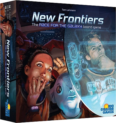 Настільна гра Race for the Galaxy: New Frontiers (Бородьба за галактику: Нові рубежі) (EN), для 2-5 гравців, час гри > 60хв. - KUBIX