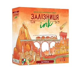 Настільна гра Залізниця Inc. Багрянець (Railroad Ink: Blazing Red Edition)