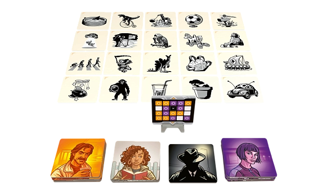 Настільна гра Кодові імена: малюнки 2025 (Codenames: Pictures) 2025, бренду Feelindigo, для 2-8 гравців, час гри < 30хв. - 3 - KUBIX