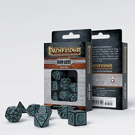 Набор кубиков Pathfinder Iron Gods Dice Set - KUBIX Набор кубиков Pathfinder Iron Gods Dice Set