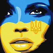 Мініатюра товару Картина по номерам Вільна Україна (40х40 см) - 1