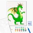 Мініатюра товару Картина по номерам Dragon (30х40 см) - 1