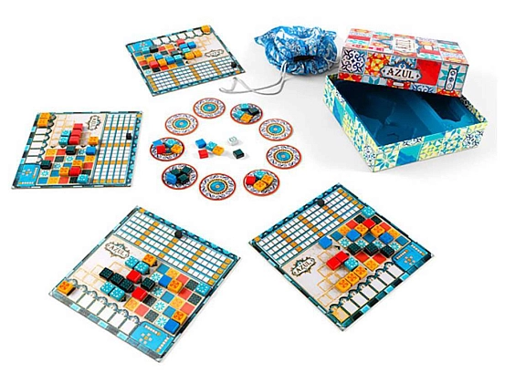 Настільна гра Азул (Azul), бренду Next Move Games, для 2-4 гравців, час гри < 30хв. - 9 - KUBIX