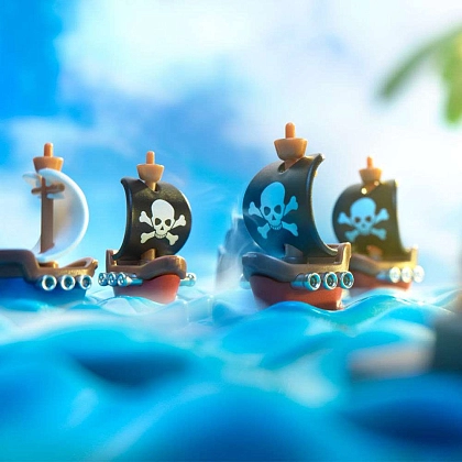 Настільна гра Битва з піратами (Pirates Crossfire), бренду Smart Games, для 1-1 гравців, час гри < 30хв. - 3 - KUBIX