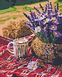 Миниатюра товара Алмазная мозаика Лавандовый покой (40х50 см) - 1