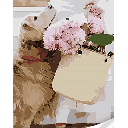 Картина по номерам Неочікувана зустріч (30х40 см), бренду Strateg - KUBIX