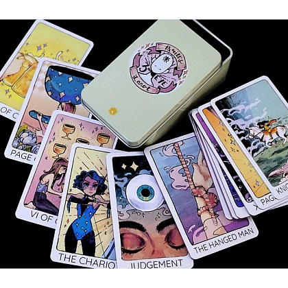 Карти ТАРО Брітта Третє око (Жерстяна коробка) (Tarot cards Britt Third Eye (Tin box)) - 3 - KUBIX