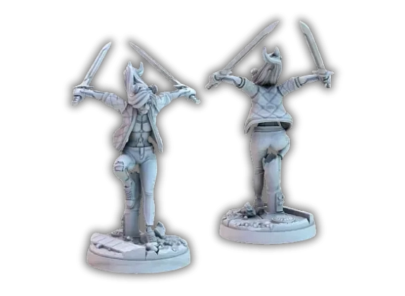 Настольная игра Тамашии: Хроника Восхождение Миниатюры для игры (Tamashii: Edgerunners), бренду Игровая Мастерская - 6 - KUBIX