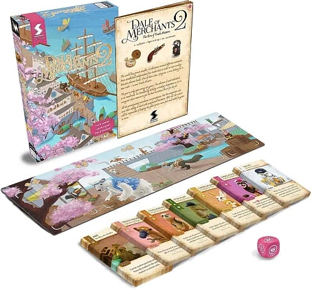 Настольная игра Долина Крамарей 2: Эра мастеров торговли (Dale of Merchants 2 The era of trade masters), бренду Games 7Days, для 2-4 гравців, час гри < 30мин. - 2 - KUBIX