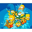 Мініатюра товару Картина по номерам Crazy family (40х50 см) - 1