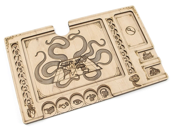 Игронайзер Планшеты игроков для игры Eldritch Horror (Eldritch Horror Playerboards igronizer), бренду Tower Rex - 2 - KUBIX