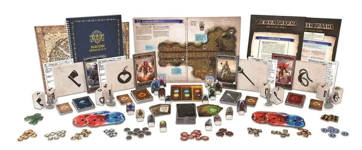 Настольная игра Темная Гавань: Челюсти Льва (Gloomhaven: Jaws of the Lion), бренду Lord of Boards, для 1-4 гравців, час гри < 60мин. - 3 - KUBIX