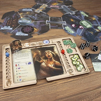 Купити Игроорганайзер Планшеты игроков для игры Arkham Horror 3rd Edition (Arkham Horror 3rd Edition Playerboards igronizer), бренду Tower Rex - 5 - KUBIX Игроорганайзер Планшеты игроков для игры Arkham Horror 3rd Edition (Arkham Horror 3rd Edition Playerboards igronizer), бренду Tower Rex - 5 - KUBIX