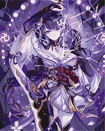 Картина по номерам Геншин Імпакт Сьогун Райден (40х50 см)