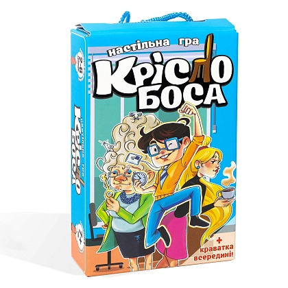 Настільна гра Крісло боса, бренду Strateg, для 2-6 гравців, час гри < 30хв. - KUBIX