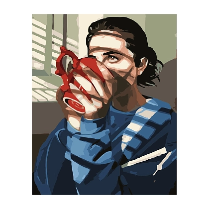 Картина по номерам Coffee break (40х50 см), бренду Strateg - KUBIX