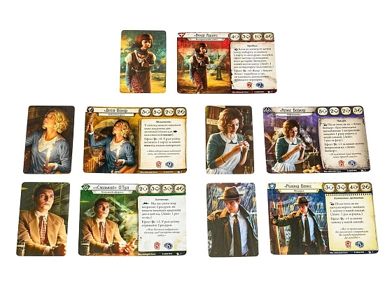 Настільна гра Жах Аркгема. Карткова гра. Оновлене видання (Arkham Horror LCG: Revised Core Set), бренду Ігромаг, для 1-4 гравців, час гри < 60хв. - 6 - KUBIX