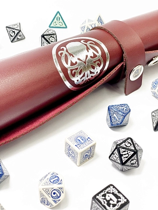 Лоток для кубиків Ктулху бургунді Dice Tray, бренду Планета Ігор - 9 - KUBIX