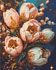 Алмазная мозаика Розовые тюльпаны (40х50 см) Алмазная мозаика Розовые тюльпаны (40х50 см)