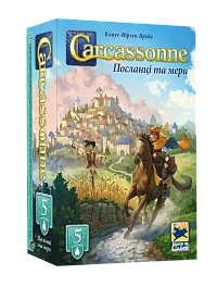 Настільна гра Каркасон №5. Посланці та мери (Carcassonne: Abbey and Mayor)