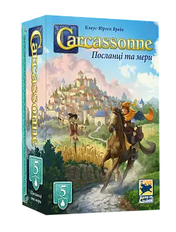Настольная игра Каркасон №5. Посланники и мэры (Carcassonne: Abbey and Mayor) - KUBIX Настольная игра Каркасон №5. Посланники и мэры (Carcassonne: Abbey and Mayor)