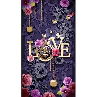 Картина по номерам Love flowers (50х25 см)